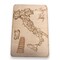 Italy Map - Puzzle Map - Art Kit - Raw Wood 18x12 Inches - 21 pieces - With Stand